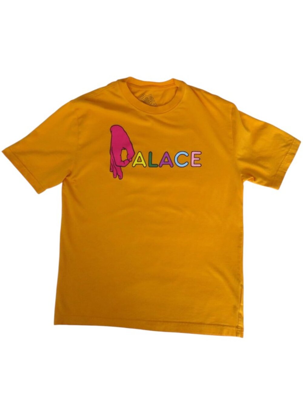 Palace Skateboards Yellow A-OK T-shirt Size M